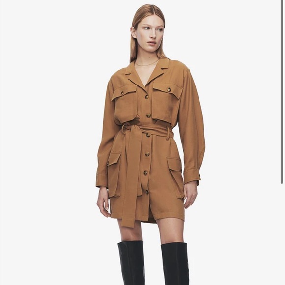 ANINE BING Kaiden Belted Utility Dress - Picture 4 of 14